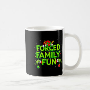 Funny Forced Family Fun Christmas Holiday Shirt Me Coffee Mug