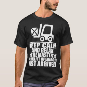 Funny Fork Truck Master Driver Forklift Operator F T-Shirt