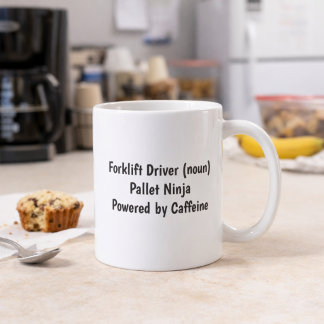 Funny Forklift Driver Mug Custom Name Gift
