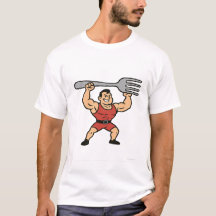 Funny Forklift Strongman Design
