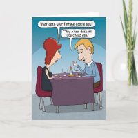 Funny Fortune Cookie Birthday Card