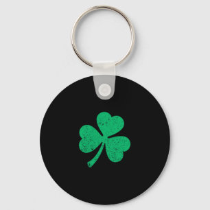 Funny Four Leaf Clover Irish Shamrock St.patricks Keychain