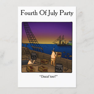 Funny Fourth Of July Party Invitations