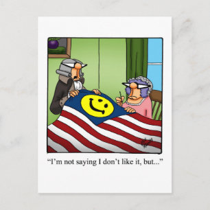 Funny Fourth Of July Postcard