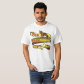 Funny Fox Duck Animal Pun T-Shirt (Front Full)