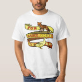 Funny Fox Duck Animal Pun T-Shirt (Front)