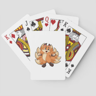 Funny Fox Playing Cards