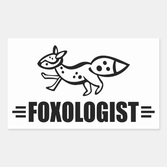 Funny Fox Sticker (Front)