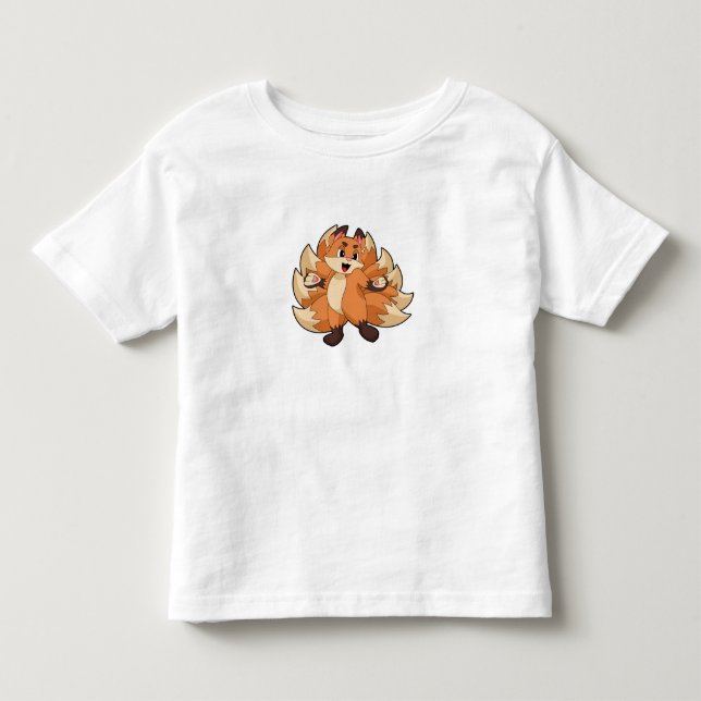 Funny Fox Toddler T-shirt (Front)