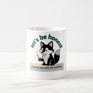 Funny Fox With Matches Coffee Mug