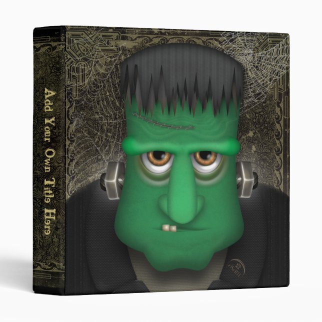 Funny Frankenstein Character Binder (Front/Spine)