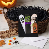 Funny Frankenstein Ghost Pumpkin Invisible Man