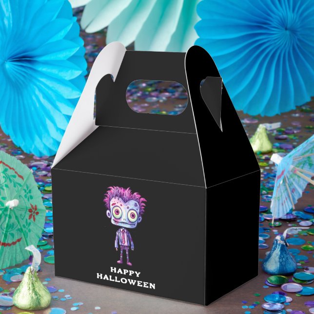 Funny Frankenstein Monster Halloween Fun Favor Box (Party)