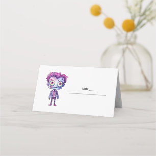Funny Frankenstein Monster Halloween Fun Place Card