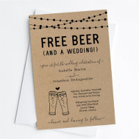 Funny Free Beer and a Wedding