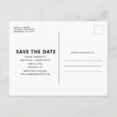 Funny Free Drinks Photo Save the Dates  Announcement Postcard (Back)