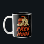 Funny Free Hugs - Brazilian Jiu-Jitsu, BJJ Gift Two-Tone Coffee Mug<br><div class="desc">Funny free hugs BJJ shirt. Our BJJ design is perfect for Brazilian Jiu Jitsu,  Grappling and MMA fans. You can wear it during training under your gi or for nogi workout. Pair it with shorts or compression tee shirt. Ready for porrada.</div>
