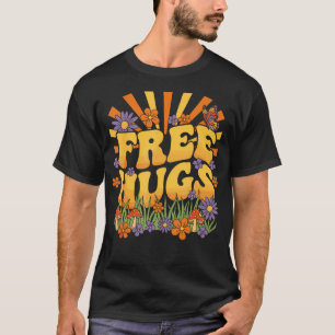 Funny Free Hugs Wrestling Men Vintage T-Shirt