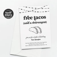 Funny Free Tacos et une invitation à une fête de r