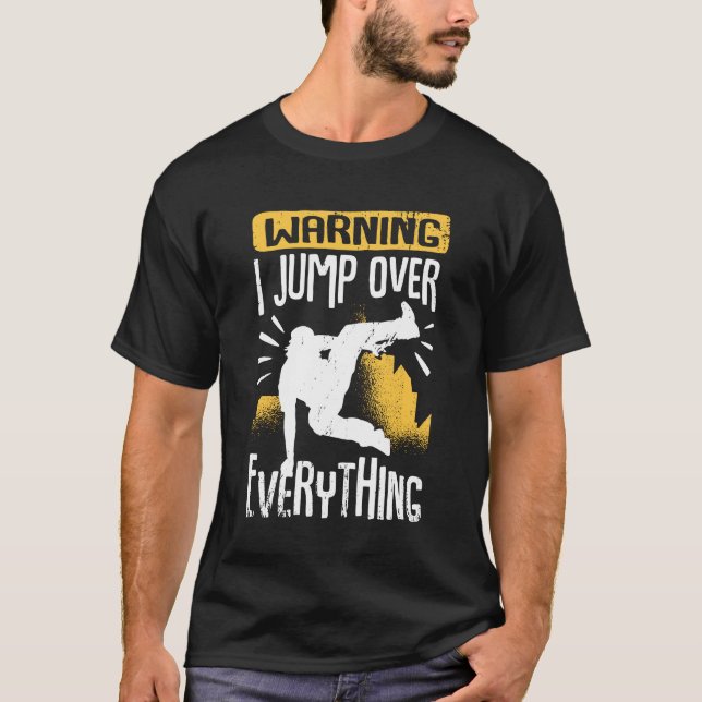 Funny Freerunning Freerunner Parkour Traceur Gift T-Shirt (Front)