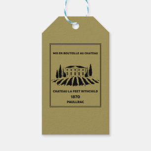 Funny French Birthday Gift Tags