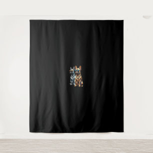 Funny French Bulldog Animal Lover Dogs Graphic Art Tapestry