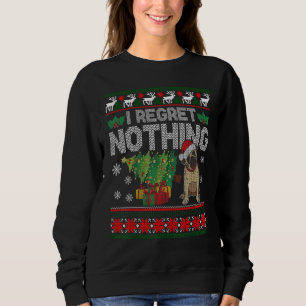 Funny French Bulldog Dog Christmas   Pet Frenchie  Sweatshirt