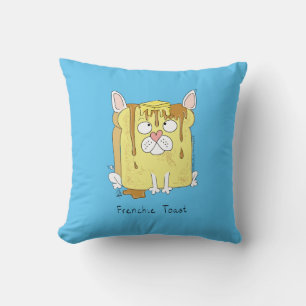 Funny French Bulldog Frenchie Cute Dog Cartoon Throw Pillow