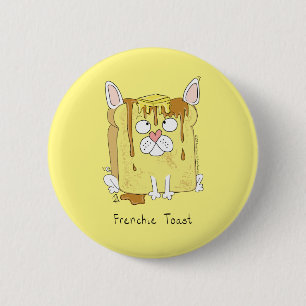 Funny French Bulldog Frenchie Dog Cute Kids 2 Inch Round Button