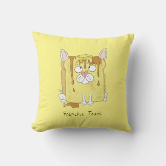 Funny French Bulldog Frenchie Dog Cute Kids Throw Pillow