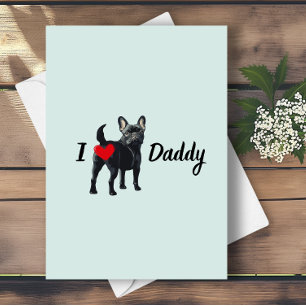 Funny French Bulldog From Pet Dog Butt Fathers Day Thank You Card