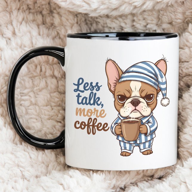 Funny French Bulldog Gift For Dog Lovers Mug (french bulldog mama coffee mug)