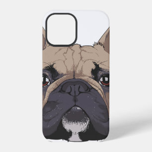 Funny French Bulldog Head Dog iPhone 12 Pro Case
