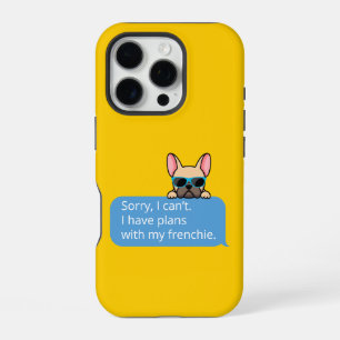 Funny French Bulldog iPhone 16 Pro Case
