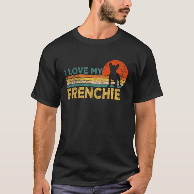 Funny French Bulldog Owner Frenchie Mom Frenchie D T-Shirt (Front)