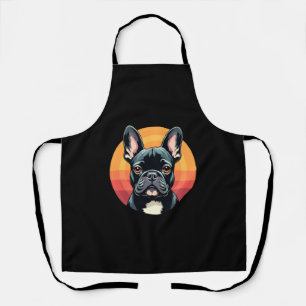 Funny French Bulldog Retro Outfits Clothes Cute Fr Apron
