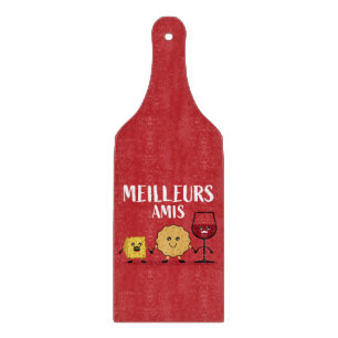 Funny French cheese lovers Cutting Board