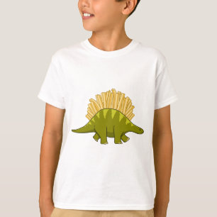 Funny French Fries Dinosaur T-Shirt