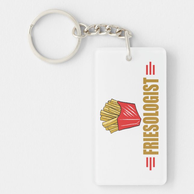 Funny French Fries Keychain (Front)