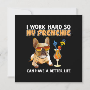 Funny Frenchie  French Bulldog Lover Holiday Card