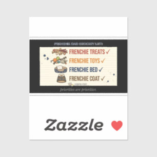 Funny Frenchie Mom Grocery List French Bulldog Hum