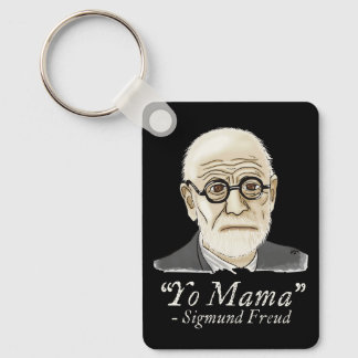Funny Freud Psychology Joke Keychain
