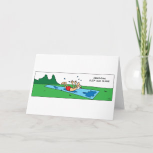 Funny Freudian Slip and Slide Card