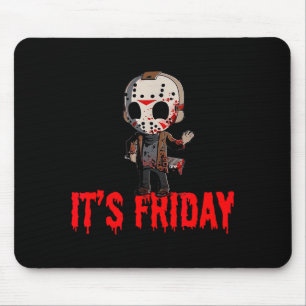 Funny Friday 13th Funny Halloween Horror Mouse Pad