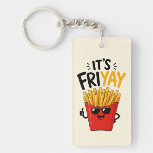 Funny Friday Keychain