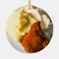 Funny Fried Chicken and Mashed Potatoes Christmas