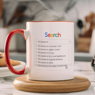 Funny Friend/BFF Search Custom Autocomplete Gift Mug