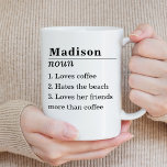 Funny Friend Personalized Name Definition Coffee Mug<br><div class="desc">Create your own custom funny gift for your best friend with a personalized name definition.</div>