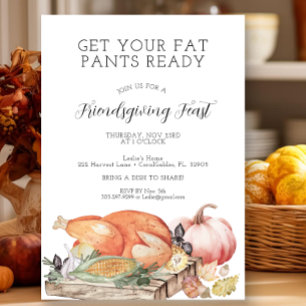 Funny Friendsgiving Feast Invite