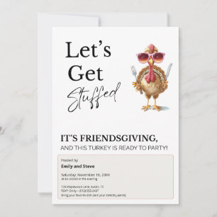 Funny Friendsgiving  Invitation